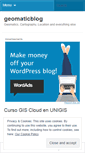 Mobile Screenshot of geomaticblog.net