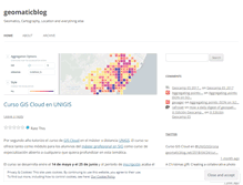 Tablet Screenshot of geomaticblog.net